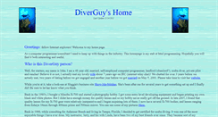 Desktop Screenshot of diverguy.net
