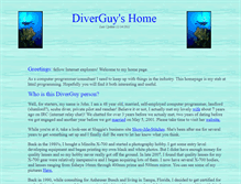 Tablet Screenshot of diverguy.net